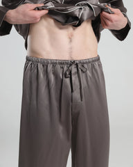 22 Momme Piping Silk Pajamas Set For Men