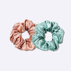 22 Momme Large Silk Hair Scrunchies 2PCS