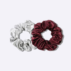 22 Momme Large Silk Hair Scrunchies 2PCS