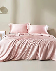 22 Momme Silk Duvet Cover, Pink
