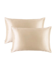 2PCS 19 Momme Silk Hidden Zipper Pillowcases