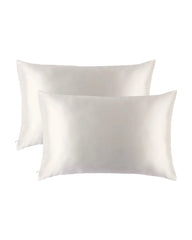 2PCS 19 Momme Silk Hidden Zipper Pillowcases