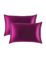 2PCS 19 Momme Silk Hidden Zipper Pillowcases