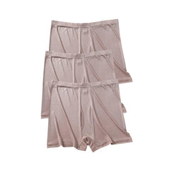 3 Pcs Large Elasticity Knit Soft Silk Boxer Shorts