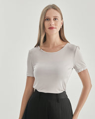 Women's Essential Knit Silk T-shirt