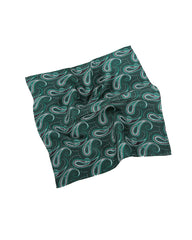 Dark-Toned Printed Men's Silk Handkerchief