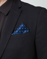 Dark-Toned Printed Men's Silk Handkerchief