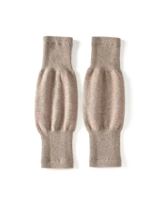 Cashmere Knee Pads, Beige