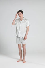 Casual Silk Short Pajamas For Men