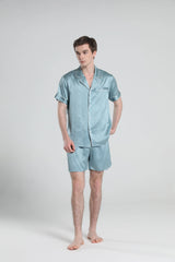 Casual Silk Short Pajamas For Men