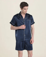 Casual Silk Short Pajamas For Men