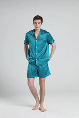 Casual Silk Short Pajamas For Men
