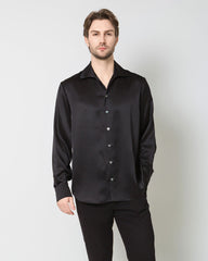 Classic Long Sleeve Silk Men's Shirt
