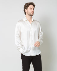 Classic Long Sleeve Silk Men's Shirt