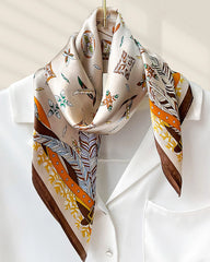 Versatile Square Silk Scarf