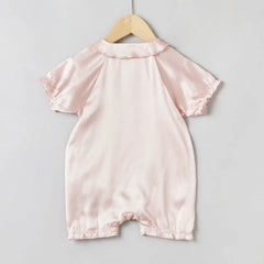 Doll Collar Baby Silk Onesies