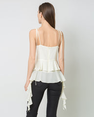 French-Style Irregular Slim-Fit Camisole