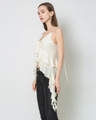 French-Style Irregular Slim-Fit Camisole