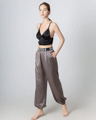 French Triangle Cup Camisole Silk Bra