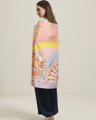 Fresh Pink Silk Scarf