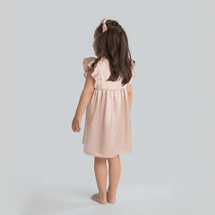 Girls Cute Silk Dress