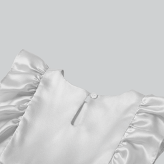 Girls Cute Silk Dress