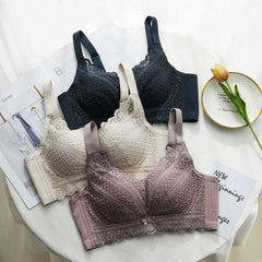 Lace Breathable Silk Bra