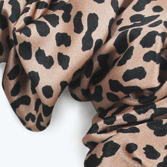 Leopard Fashion Silk Hair Bands Scrunchy