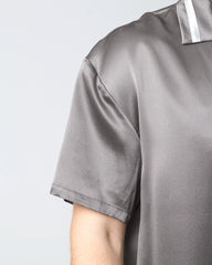 Men's Classic Silk Short Pajamas Set