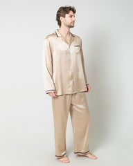 Men's Luxury Silk Loosen Pajamas