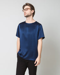 Men's Silk Casual Regular Soft T-Shirt
