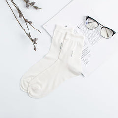 Mesh Knit Skin-friendly Men's Silk Socks