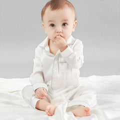One-piece Baby Silk Pajamas