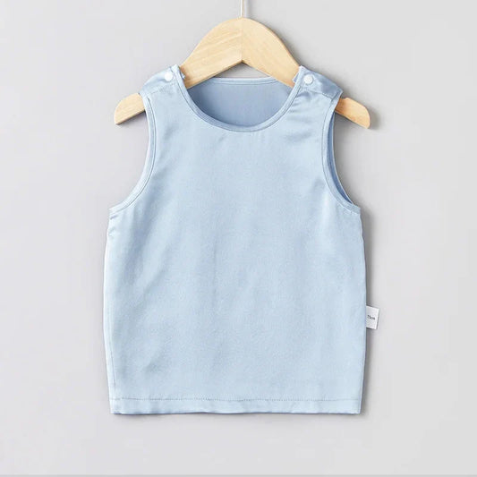 Round Neck Baby Silk Tank