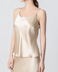 Round Neck Silk Camisole