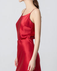Round Neck Silk Camisole