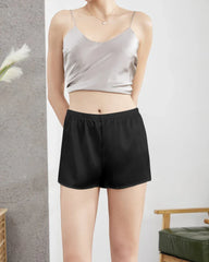 Satin Silk Women Leggings Panties Shorts