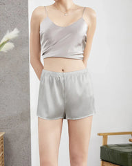 Satin Silk Women Leggings Panties Shorts