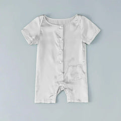 Short Sleeve Baby Silk Onesies