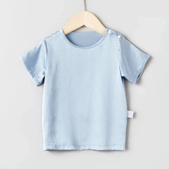 Short Sleeve Baby Silk T-Shirt