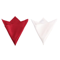Silk Handkerchief For Men 2PCS