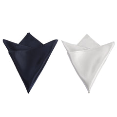 Silk Handkerchief For Men 2PCS