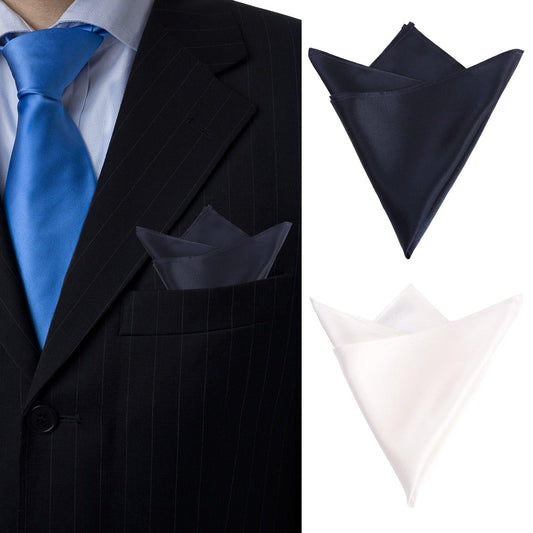 Silk Handkerchief For Men 2PCS