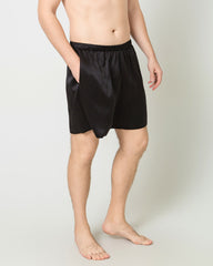 Men Satin Silk Lounge Shorts
