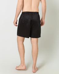 Men Satin Silk Lounge Shorts
