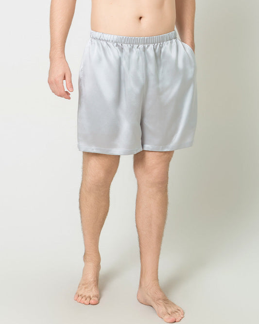 Men Satin Silk Lounge Shorts