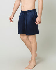 Men Satin Silk Lounge Shorts
