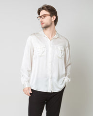 Silk Men's Button Up Overshirt