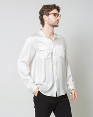 Silk Men's Button Up Overshirt