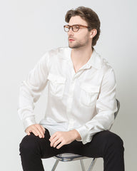 Silk Men's Button Up Overshirt
